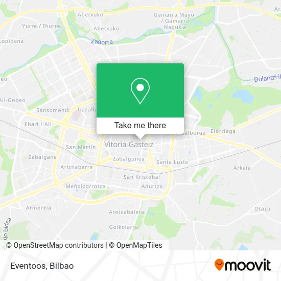 Eventoos map