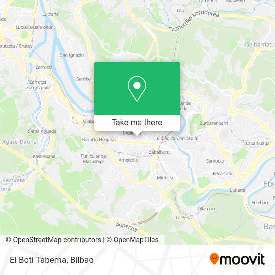 El Boti Taberna map