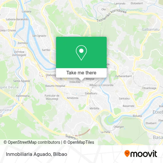 Inmobiliaria Aguado map