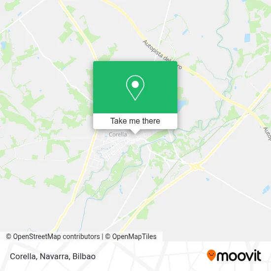 Corella, Navarra map