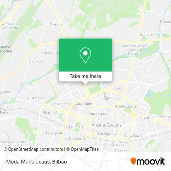Moda Maria Jesus map