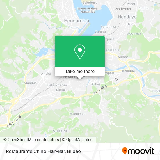 Restaurante Chino Han-Bar map