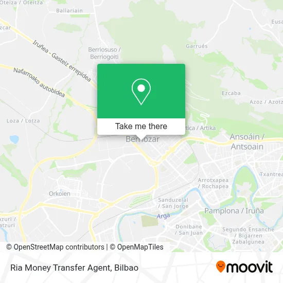 Ria Money Transfer Agent map