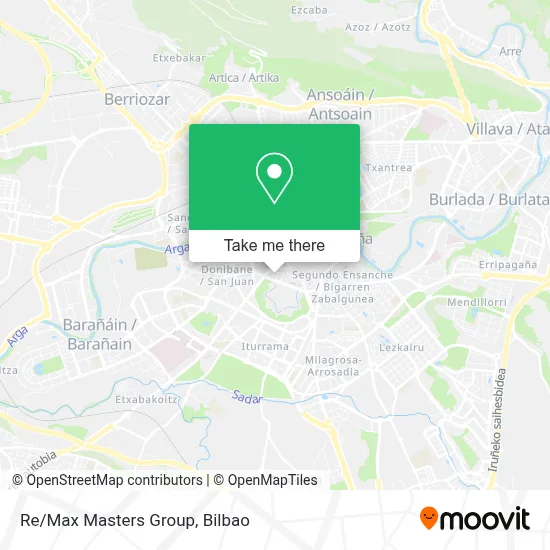 Re/Max Masters Group map