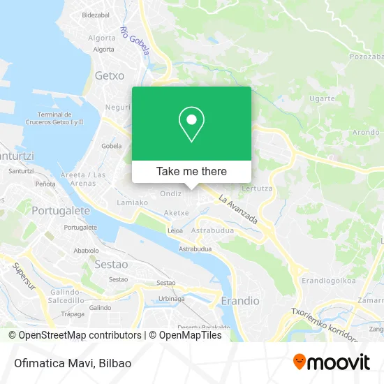 Ofimatica Mavi map