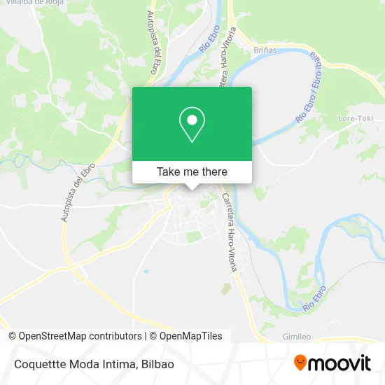 Coquettte Moda Intima map
