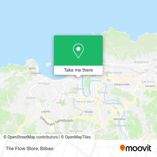 The Flow Store map
