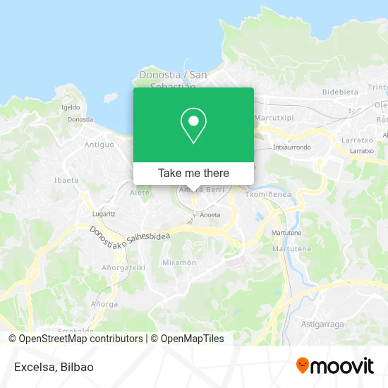Excelsa map