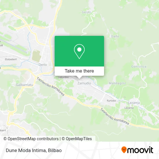 Dune Moda Intima map