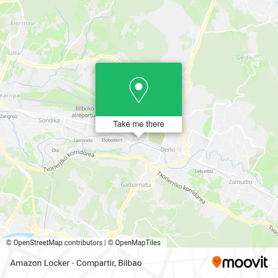 Amazon Locker - Compartir map