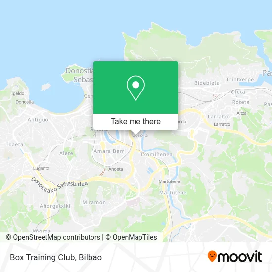 Box Training Club map