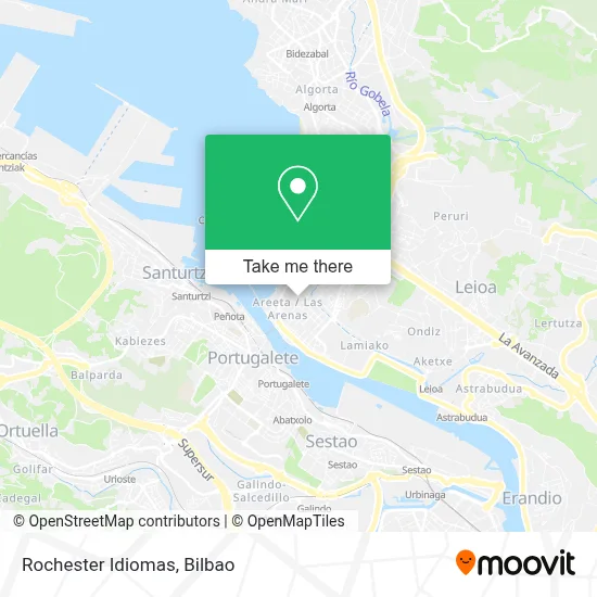 Rochester Idiomas map