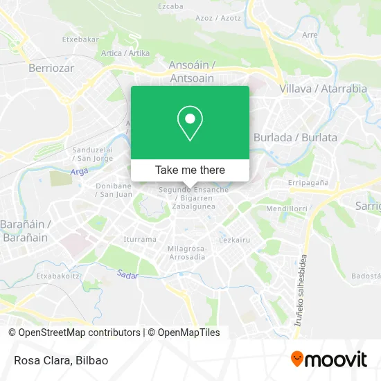 Rosa Clara map