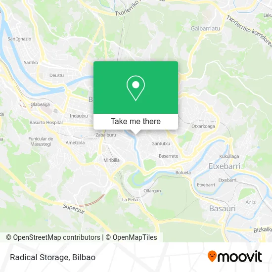 Radical Storage map