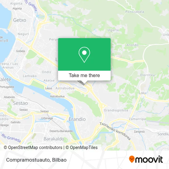 Compramostuauto map