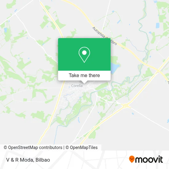V & R Moda map