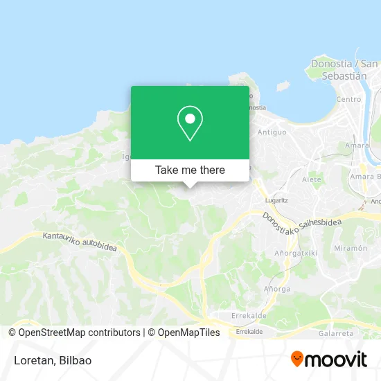 Loretan map