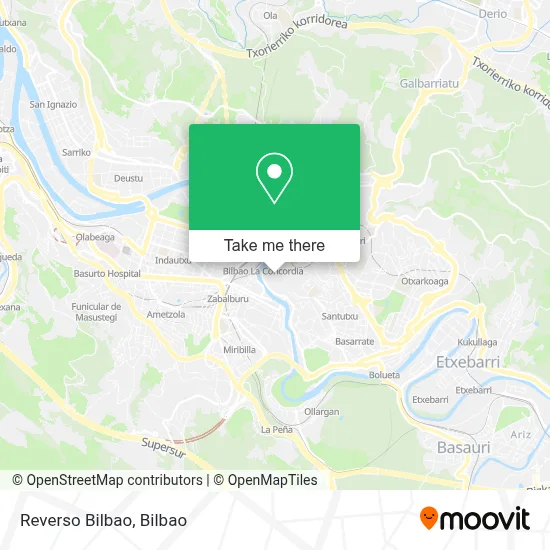 Reverso Bilbao map