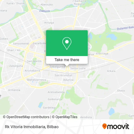Rk Vitoria Inmobiliaria map