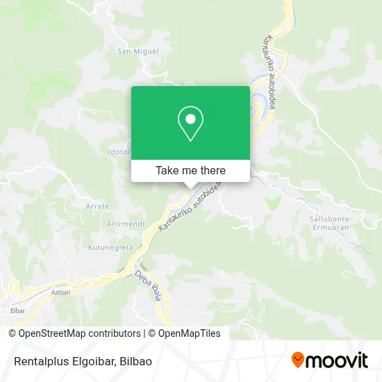 Rentalplus Elgoibar map