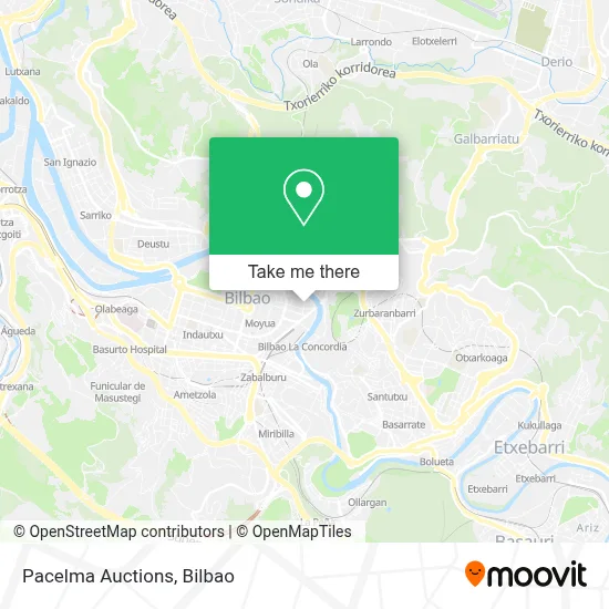 Pacelma Auctions map