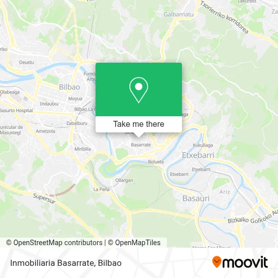 Inmobiliaria Basarrate map