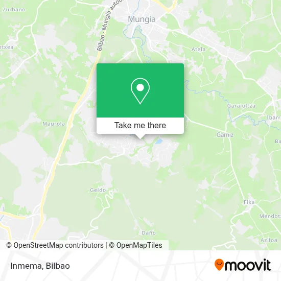 Inmema map