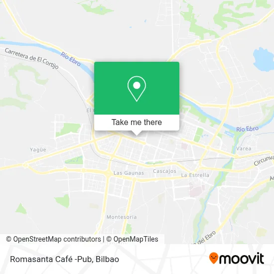 Romasanta Café -Pub map