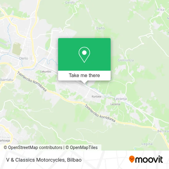 V & Classics Motorcycles map