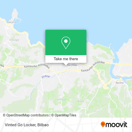 Vinted Go Locker map