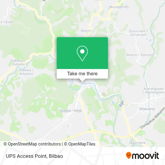mapa Ups Access Point