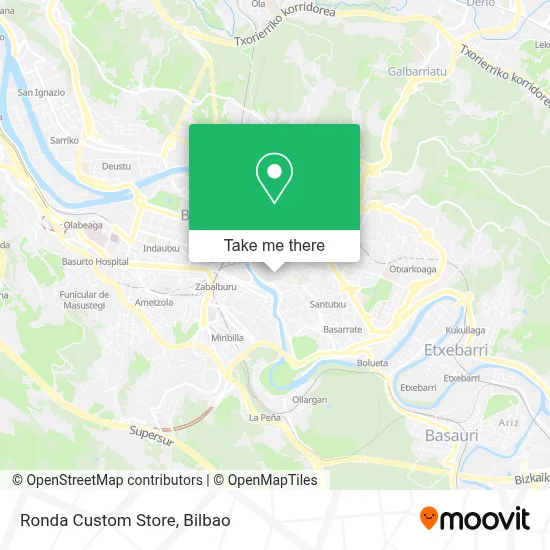 Ronda Custom Store map