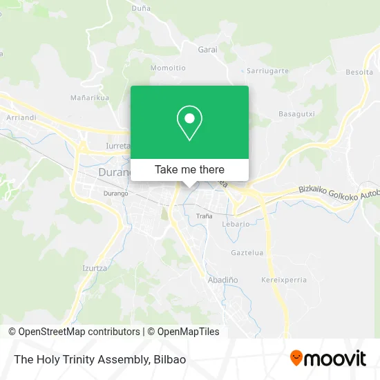 The Holy Trinity Assembly map