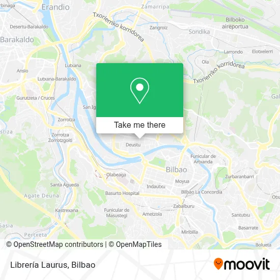 Librería Laurus map