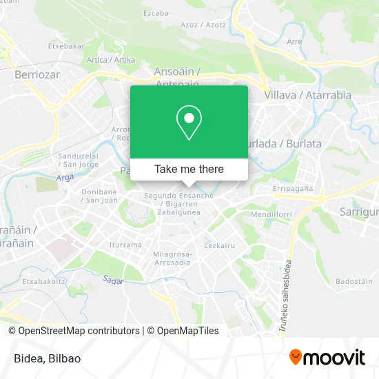 Bidea map