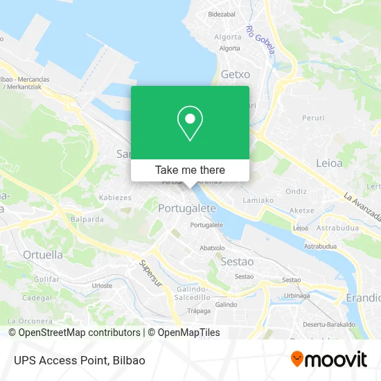 Ups Access Point map