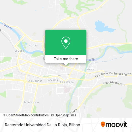 Rectorado Universidad De La Rioja map