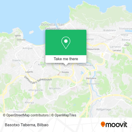 Basotxo Taberna map