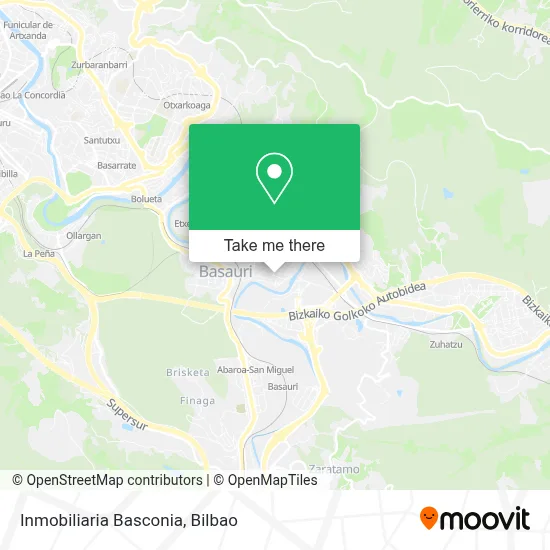 Inmobiliaria Basconia map