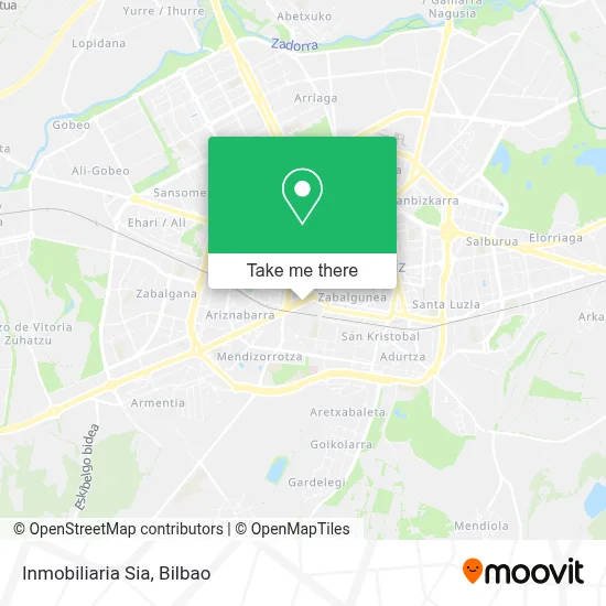 Inmobiliaria Sia map