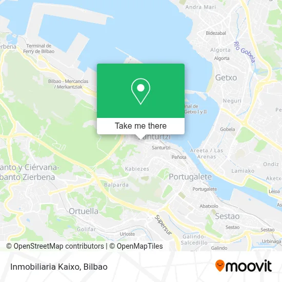 Inmobiliaria Kaixo map