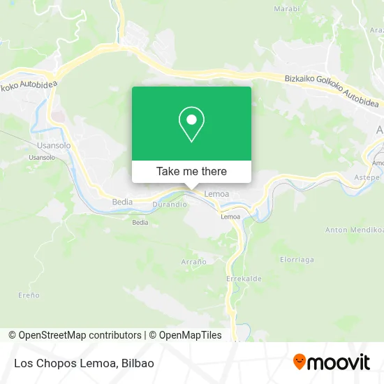 Los Chopos Lemoa map