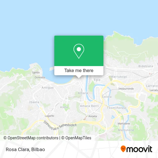 Rosa Clara map