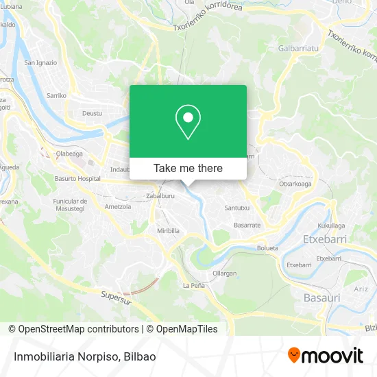 Inmobiliaria Norpiso map