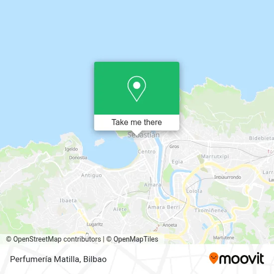 Perfumería Matilla map