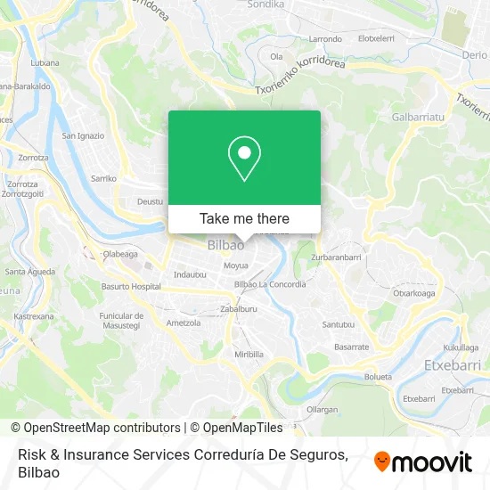 Risk & Insurance Services Correduría De Seguros map