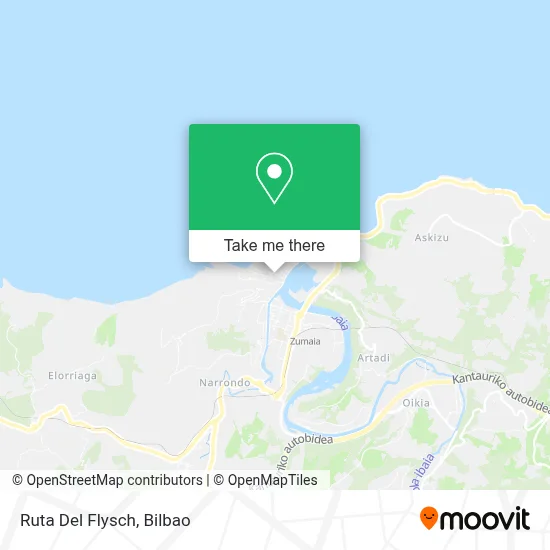 Ruta Del Flysch map