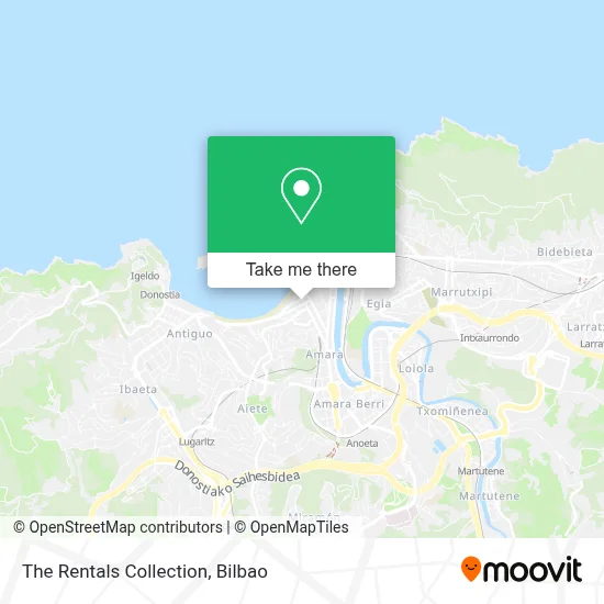 The Rentals Collection map
