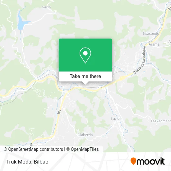 Truk Moda map