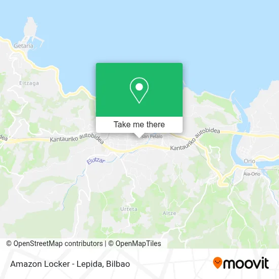 Amazon Locker - Lepida map